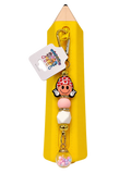 Federmäppchen mit Smiley-Anhänger